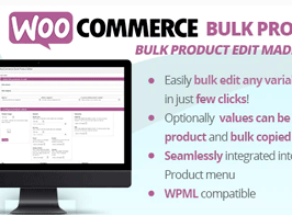 WooCommerce Bulk Product Editor