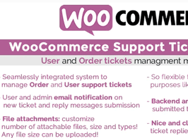 WooCommerce Support Ticket System