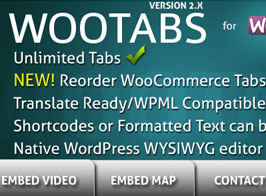 WooTabs Add Extra Tabs to WooCommerce Product Page