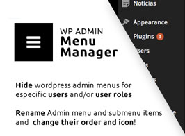 WP Admin Menu Manager