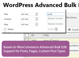 WordPress Advanced Bulk Edit