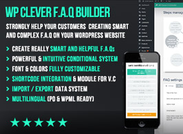 WP Clever FAQ Builder – Smart support tool for WordPress