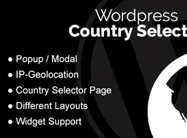 WordPress Country Selector