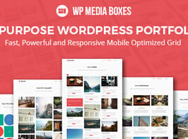 WP Media Boxes Portfolio – Responsive WordPress Grid Plugin