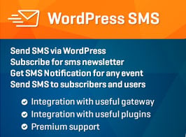 WP SMS Pro Pack – Best WordPress SMS Messaging & Notification Plugin