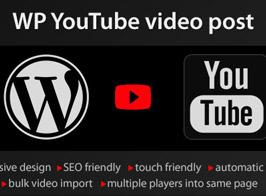 YouTube WordPress plugin – video import