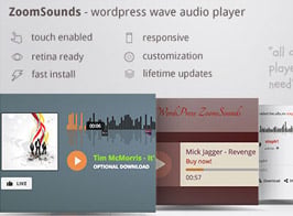 ZoomSounds – WordPress Wave Audio Player with Playlist