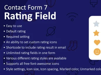Rating Field for Contact Form 7
