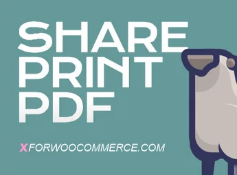 Share, Print and PDF Products for WooCommercee