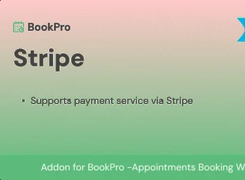 Stripe Payment Add-on for BookPro Plugin