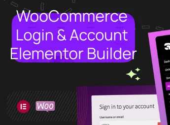 WooCommerce Login & Account Pages for Elementor
