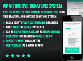 WP Attractive Donations System – Easy Stripe & Paypal donations