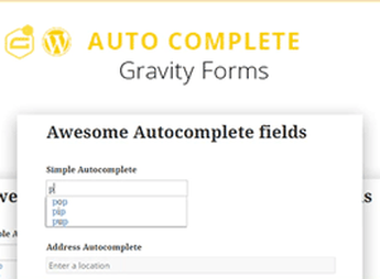 Gravity Forms Auto Complete (+address field)