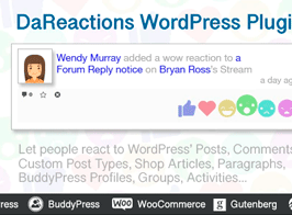 Reactions WordPress Plugin