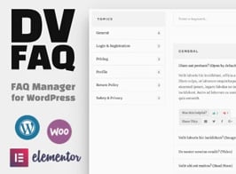 DV FAQ – Advanced WordPress FAQ Plugin
