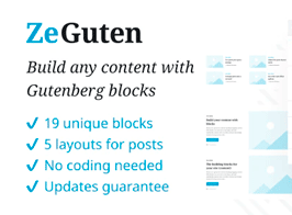 ZeGuten – Gutenberg Blocks