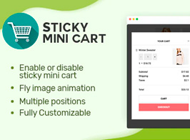 Sticky Mini Cart For WooCommerce