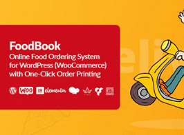 FoodBook | Online Food Ordering & Delivery System for WordPress with One-Click Order Printing