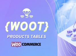 WOOT – WooCommerce Active Products Tables