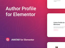 Avatar – Author Box for Elementor