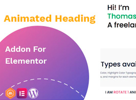 Animated heading addon – widget for Elementor