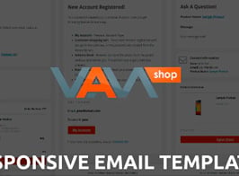 Responsive Email Templates for eCommerce WebSite