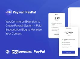 Jeg Paywall & Content Subscriptions System with Paypal for WooCommerce