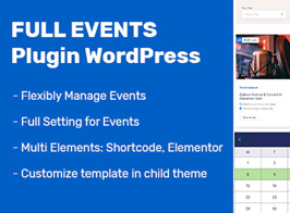 FullEvents – Event Plugin WordPress