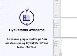 Flyout Menu Awesome – Vertical Slide Menu WordPress Plugin