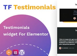 Testimonials Widget For Elementor