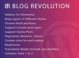 Blog Revolution for Elementor WordPress Plugin