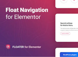 Floater – Sticky Navigation Menu for Elementor