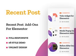 Recent Posts Widget for Elementor