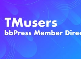 TMusers – bbPress Forum Member Directory For Elementor