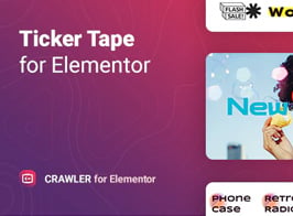 Crawler – Ticker Plugin for Elementor