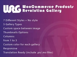 Products Revolution Gallery for Elementor WordPress Plugin