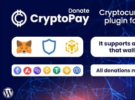 CryptoPay Donate – Cryptocurrency donate plugin for WordPress