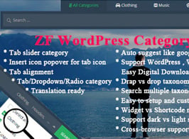 ZF WordPress Category Search