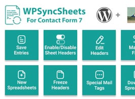 WPSyncSheets For Contact Form 7 – Contact Form 7 Google Spreadsheet Addon