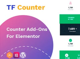 TF Counter – Counter Widget For Elementor