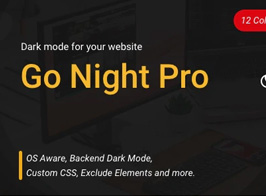 Go Night Pro | Dark Mode / Night Mode WordPress Plugin