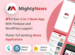MightyNews – Flutter News App with WordPress backend
