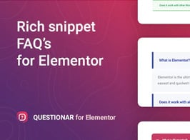 Questionar – FAQ Accordions for Elementor