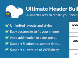 Ultimate Header Builder – Addon WPBakery Page Builder (formerly Visual Composer)