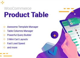 WooCommerce Product Table