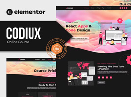 Codiux – Online Course Elementor Template Kit