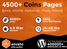 Coins MarketCap – WordPress Cryptocurrency Plugin
