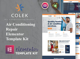 Colek – AC Repair Services Elementor Template Kit