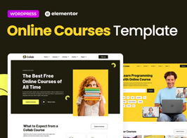 Collab – Online Courses Elementor Template Kit