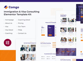 Comgo | Immigration & Visa Consulting Elementor Template Kit